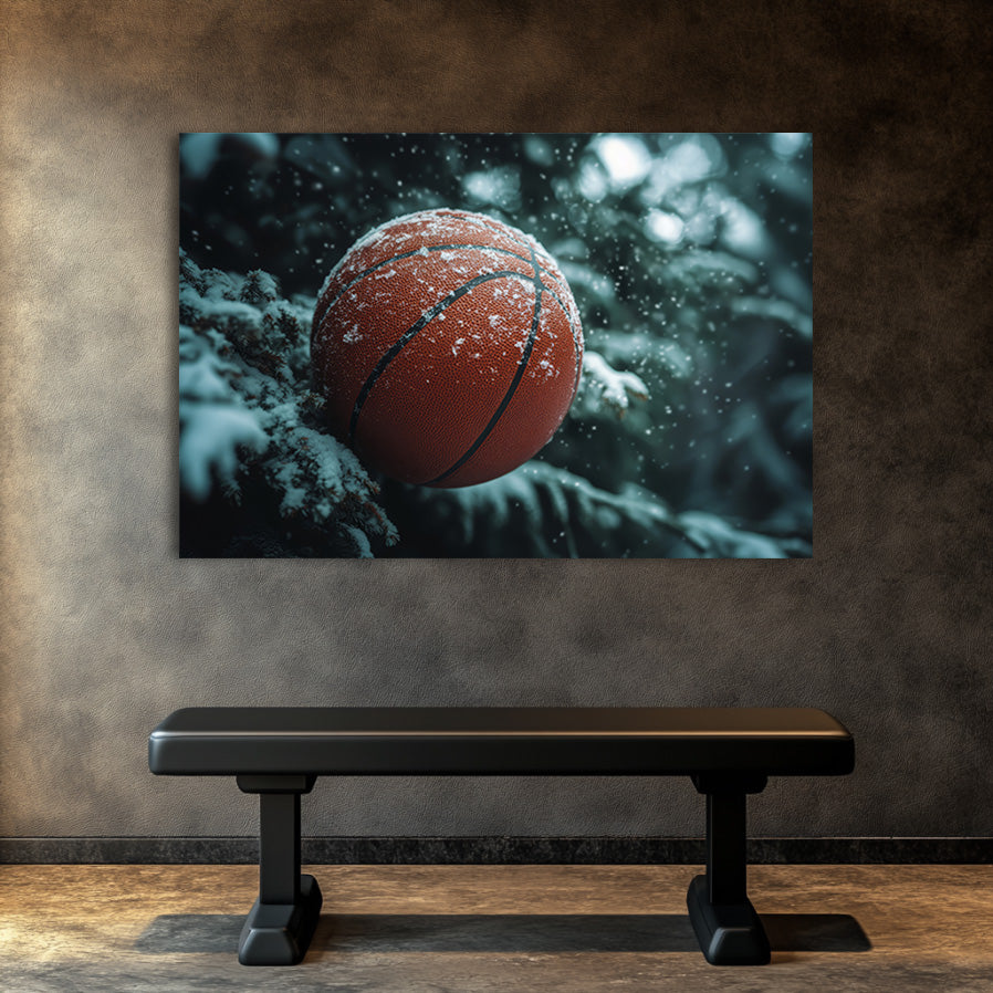 Basketball and Snow