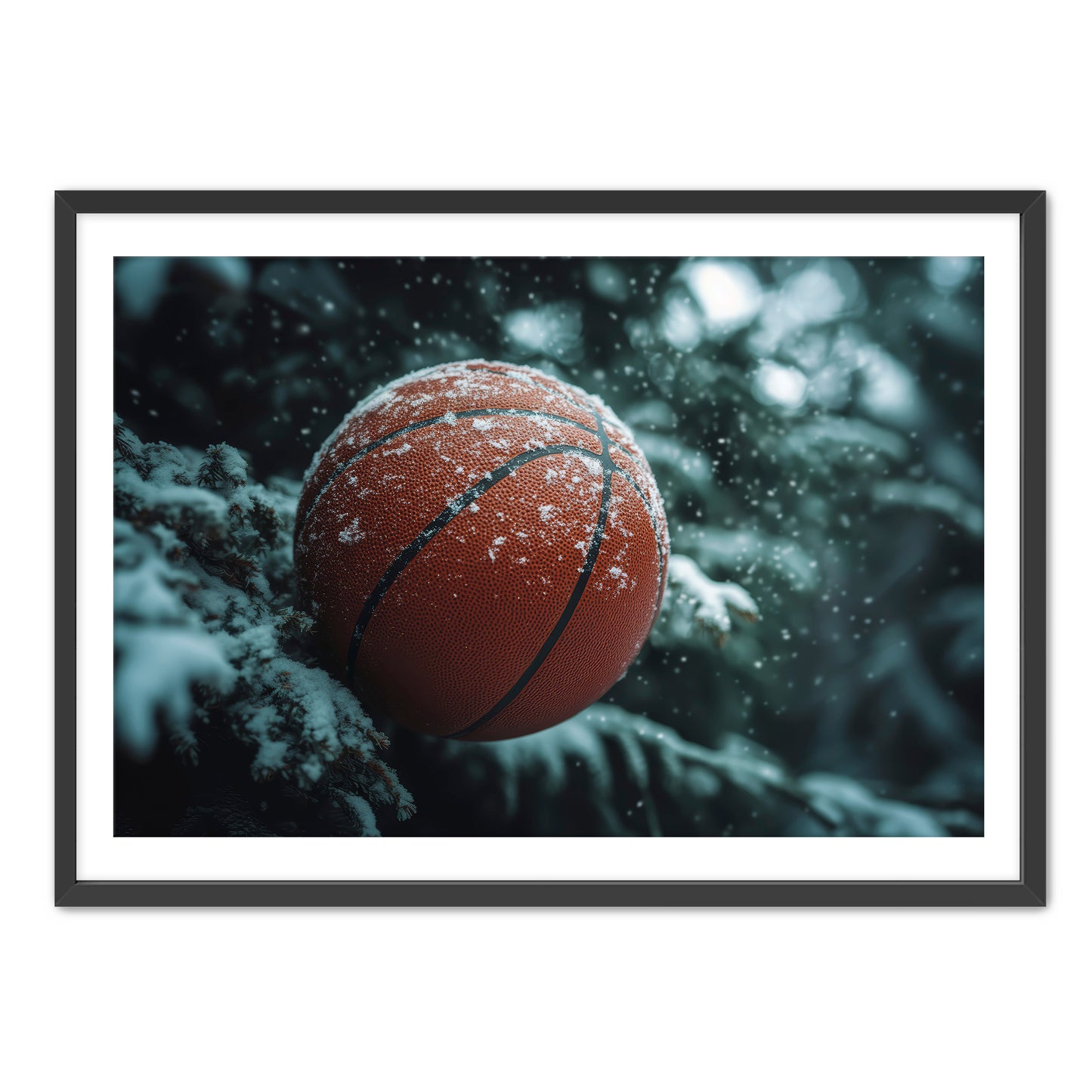 Basketball and Snow