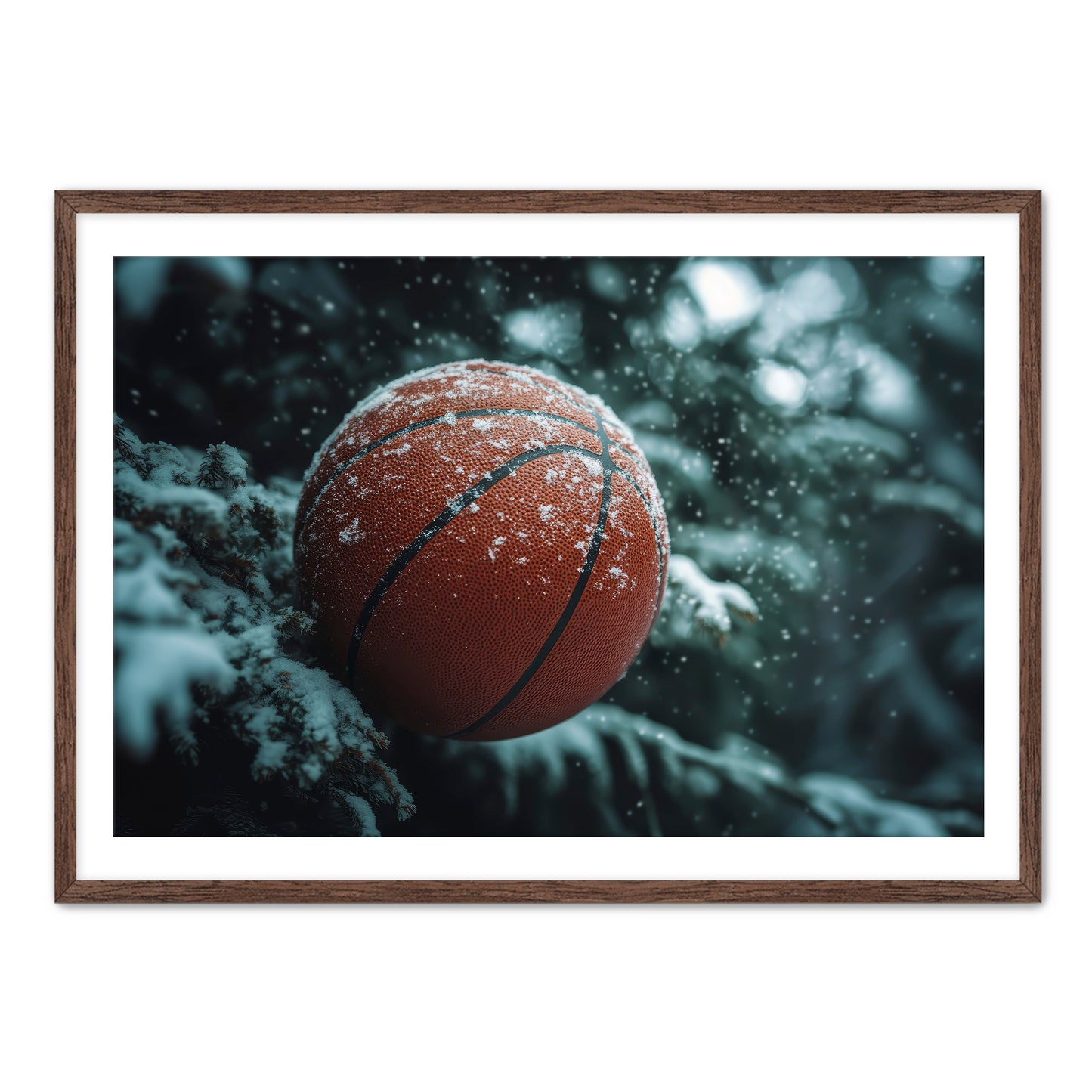 Basketball and Snow