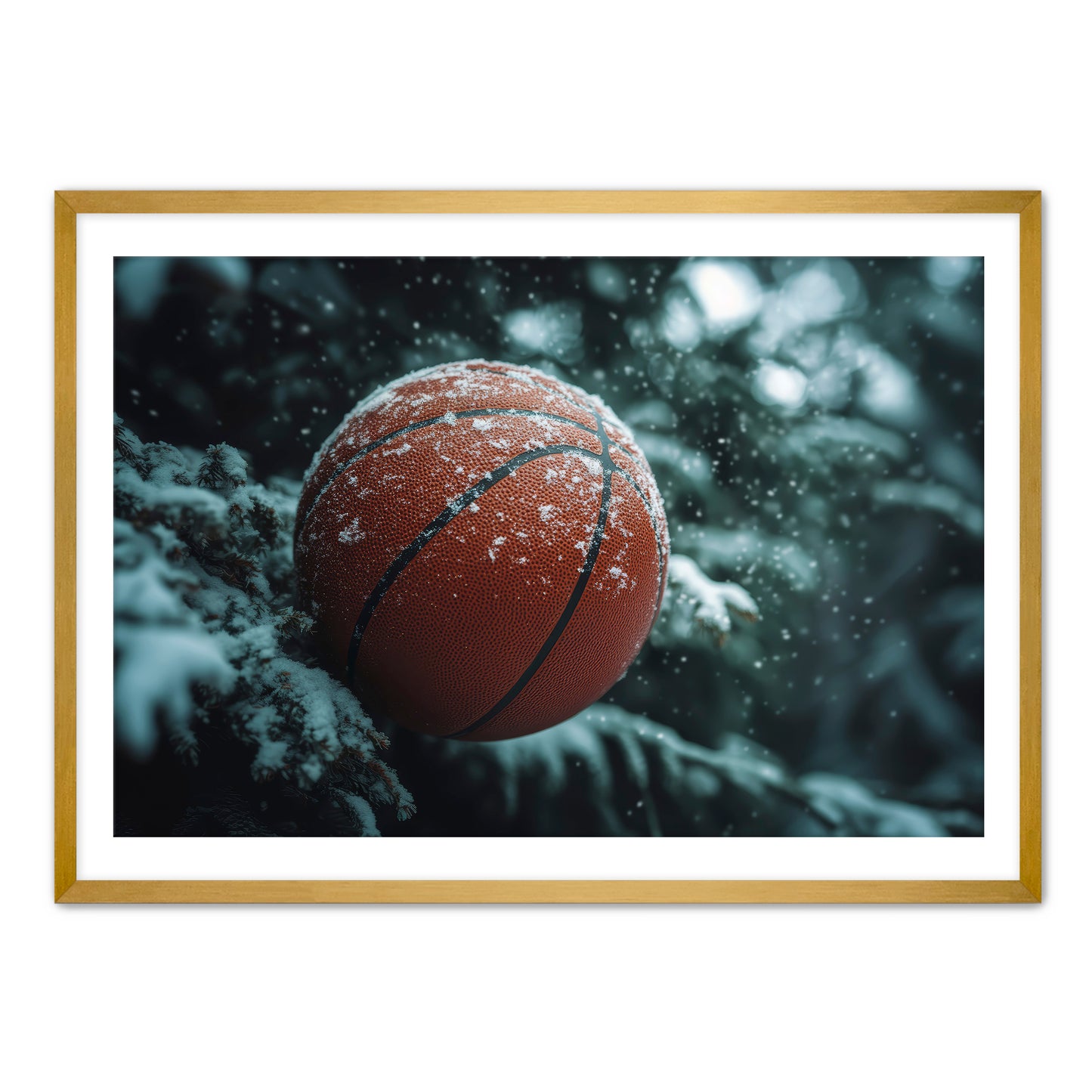 Basketball and Snow