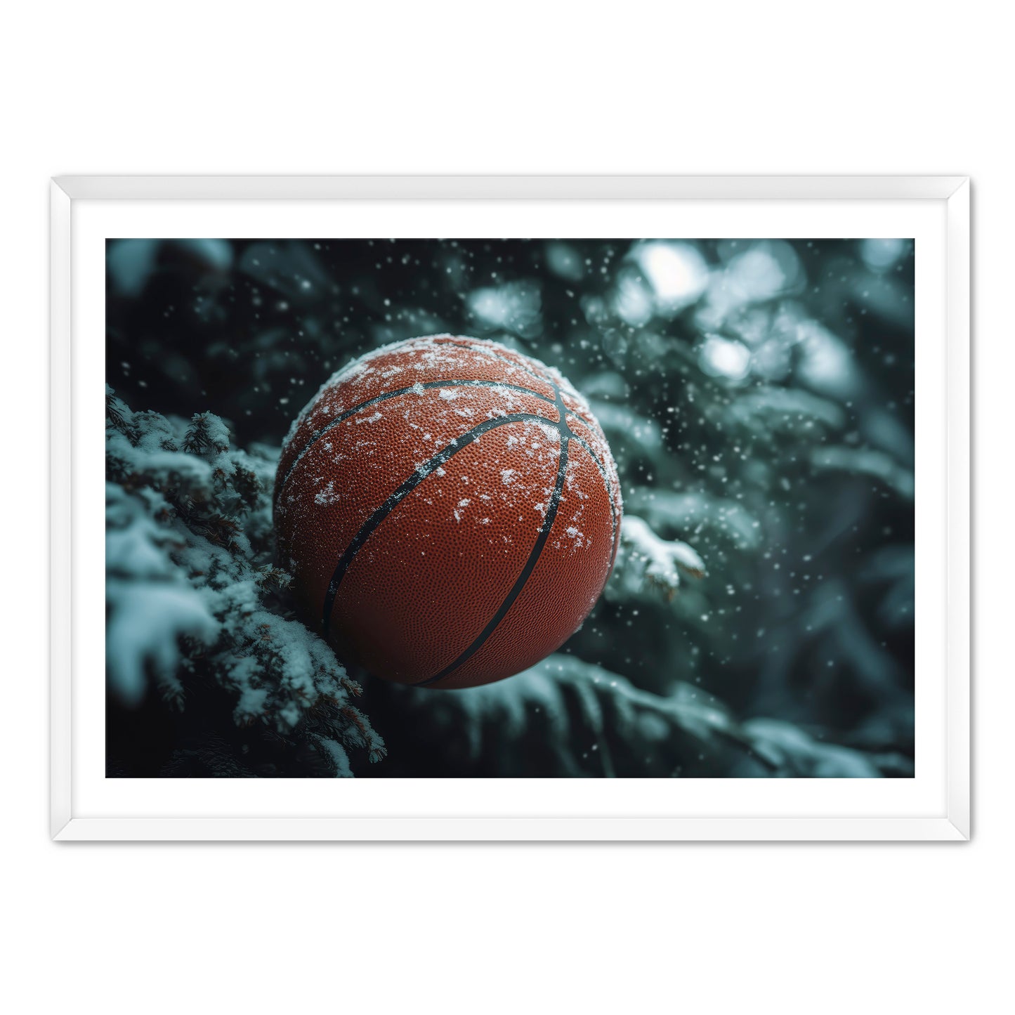 Basketball and Snow