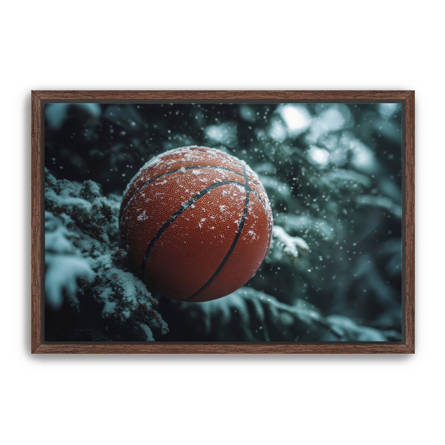 Basketball and Snow