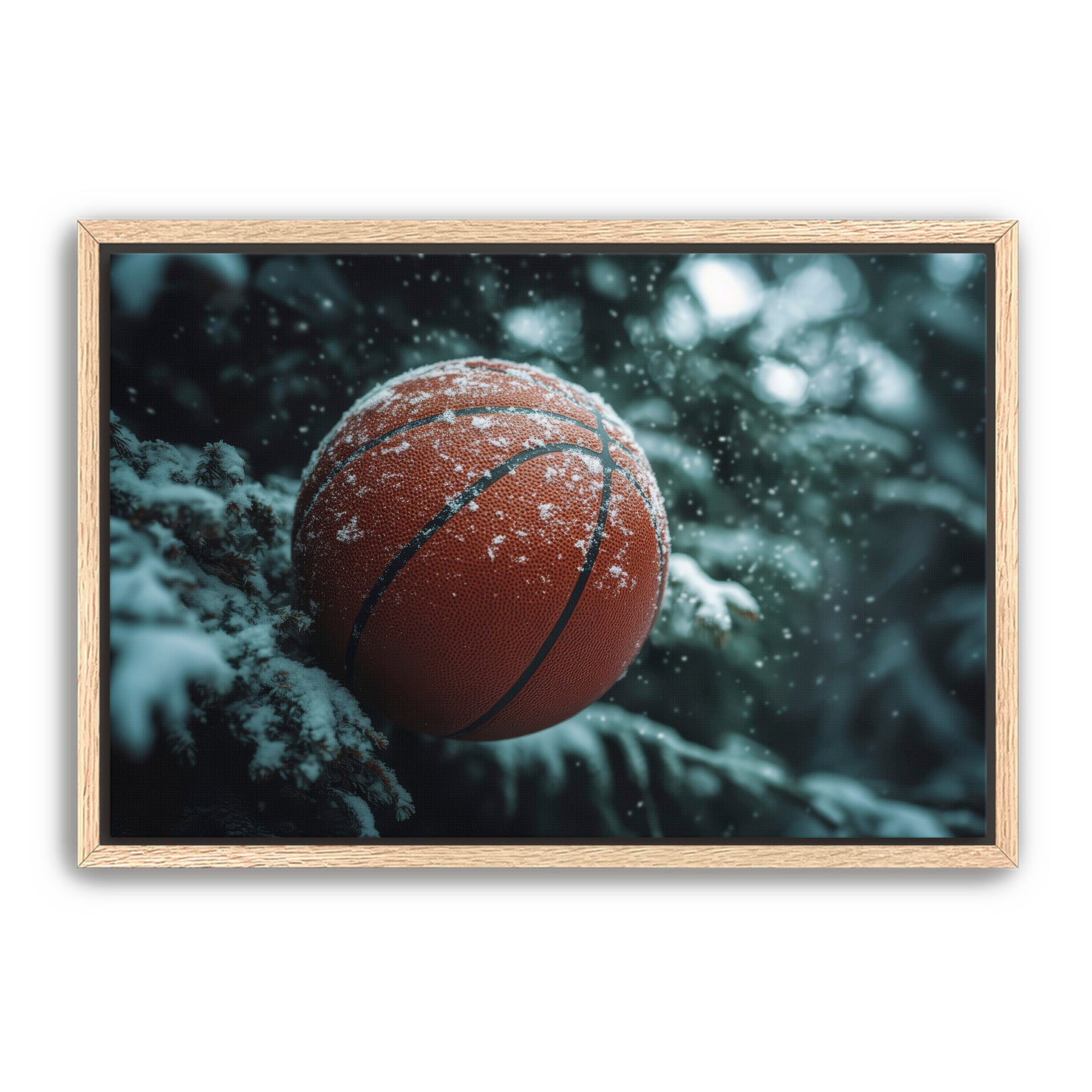 Basketball and Snow