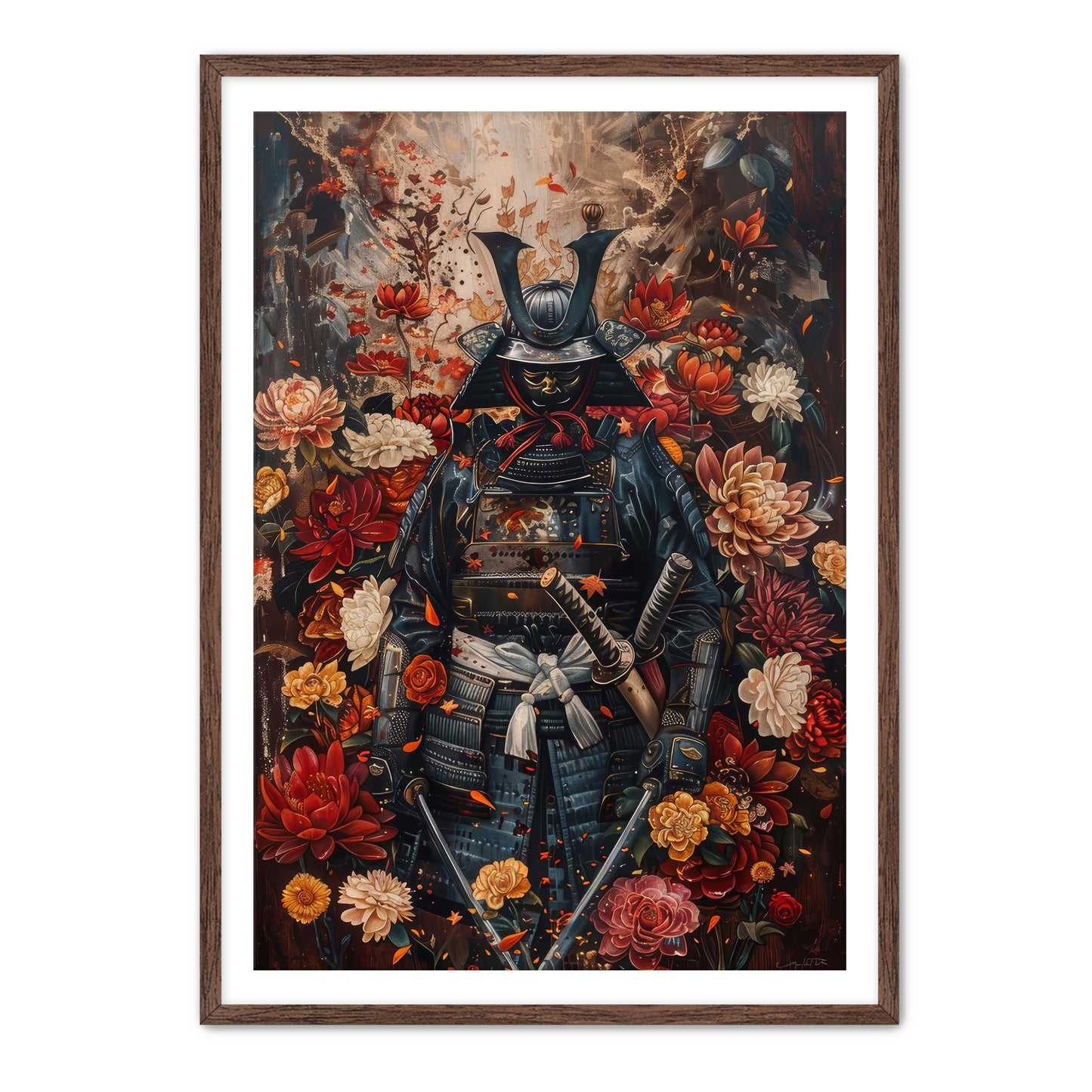 Samurai and Flowers