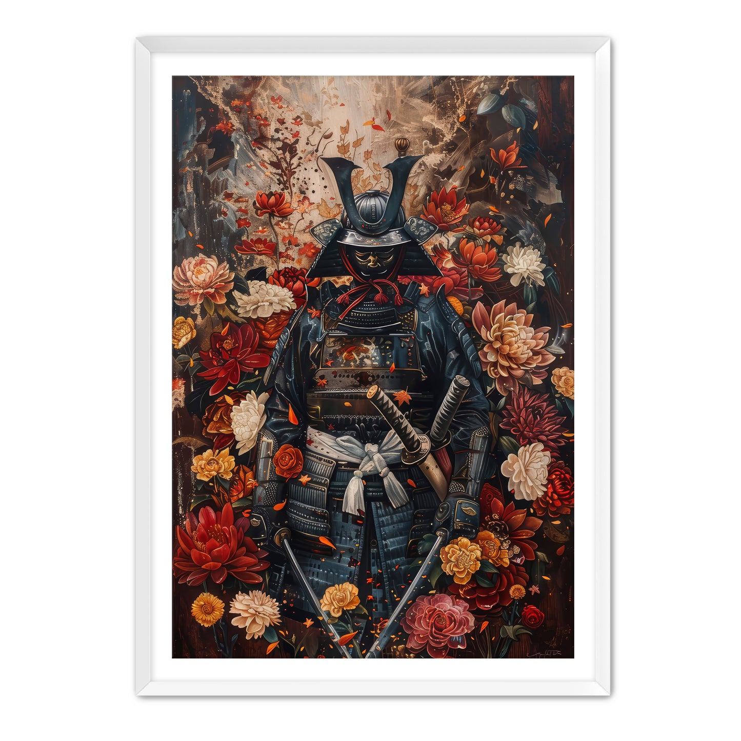 Samurai and Flowers