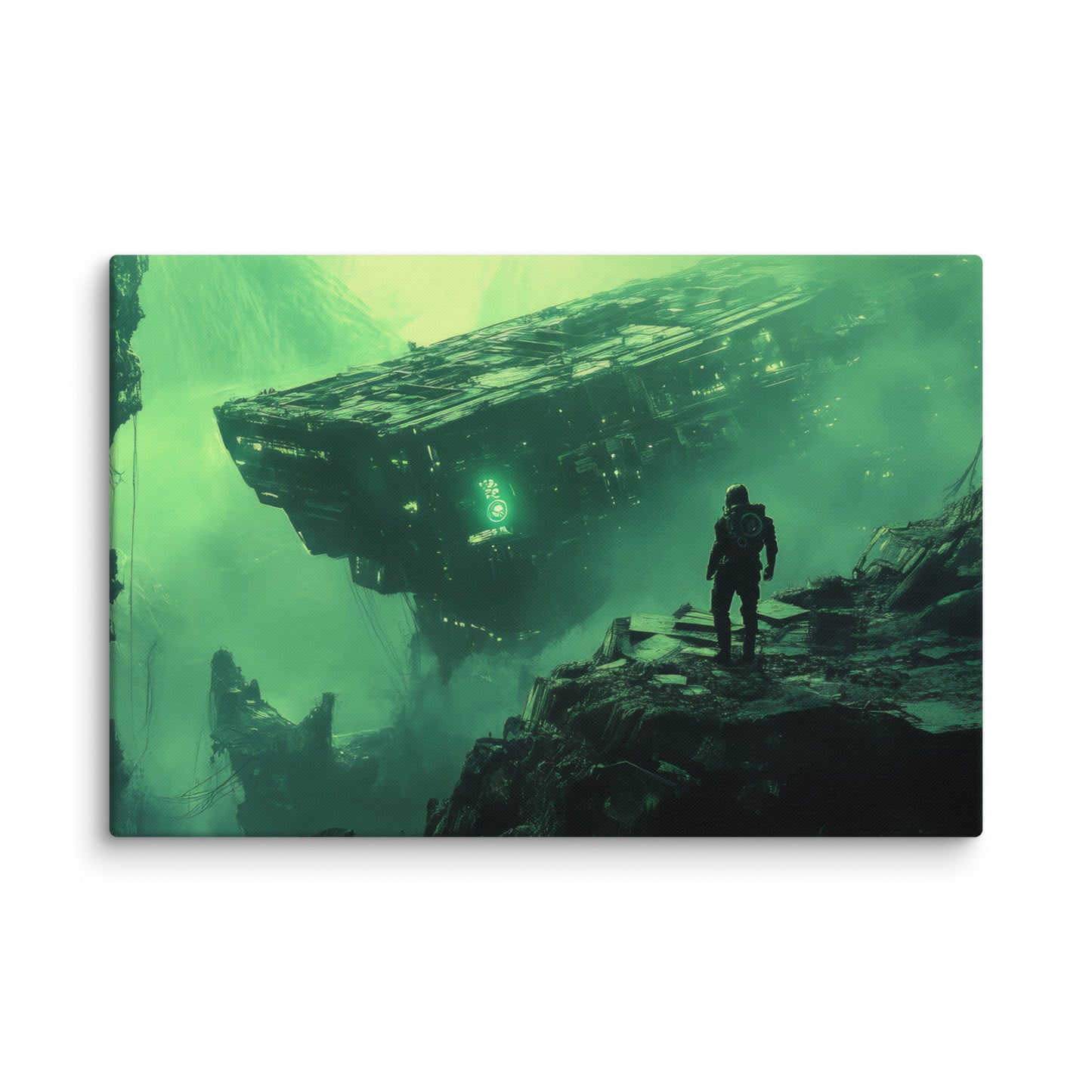 Shipwreck Astronaut Wall Art