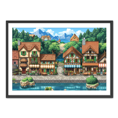 8 Bit Seaside Town