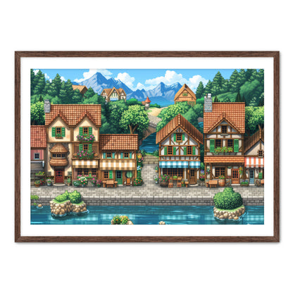 8 Bit Seaside Town