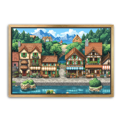 8 Bit Seaside Town