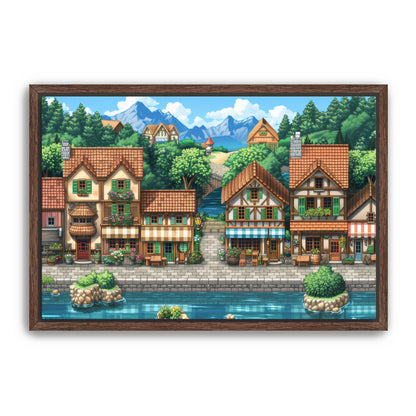 8 Bit Seaside Town