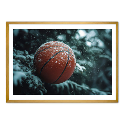 Basketball and Snow