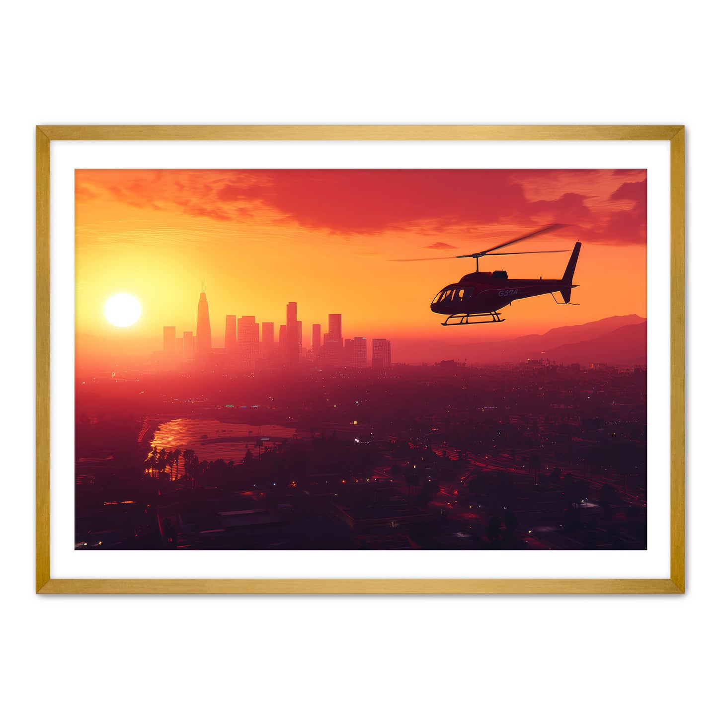 Chopper Sunset
