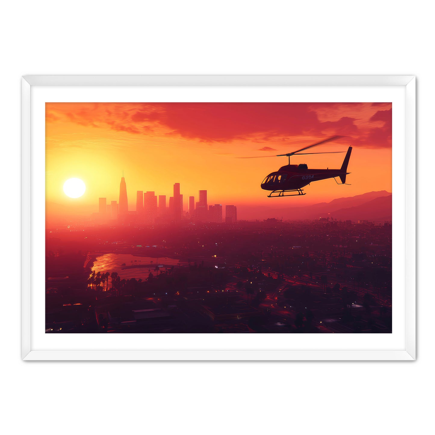 Chopper Sunset