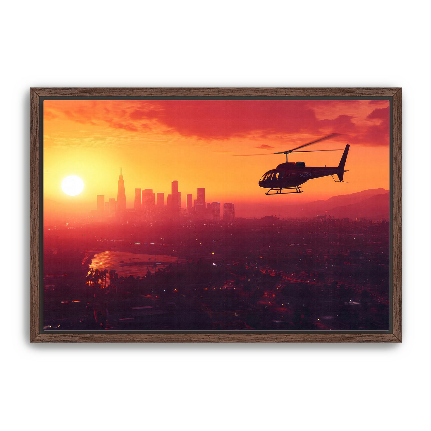 Chopper Sunset