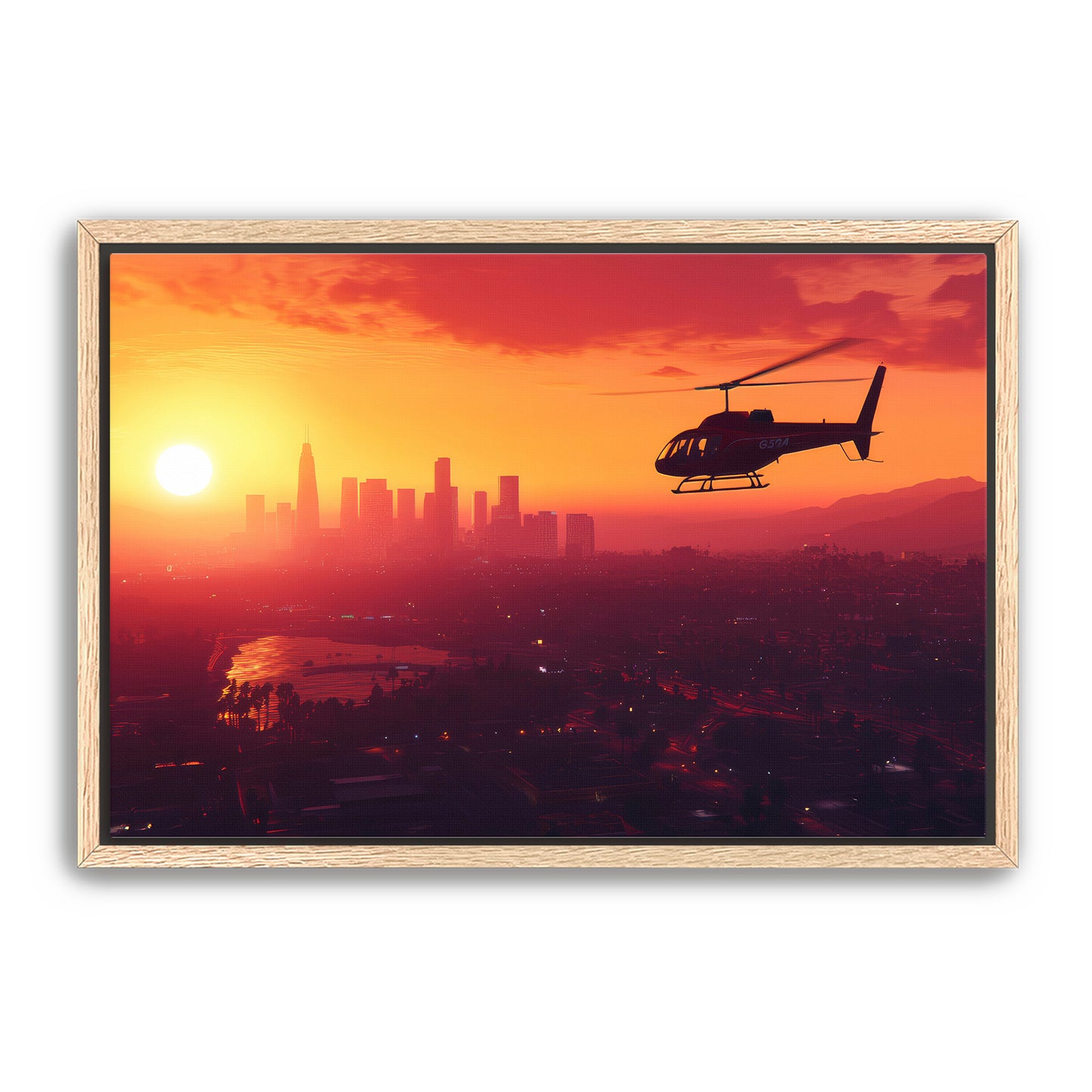 Chopper Sunset