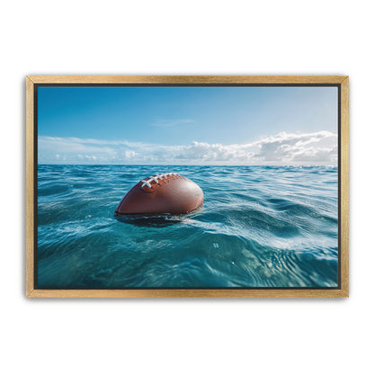 Football in Ocean