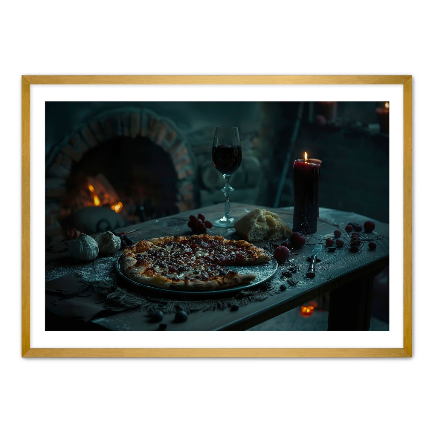 Gothic Pepperoni Pizza