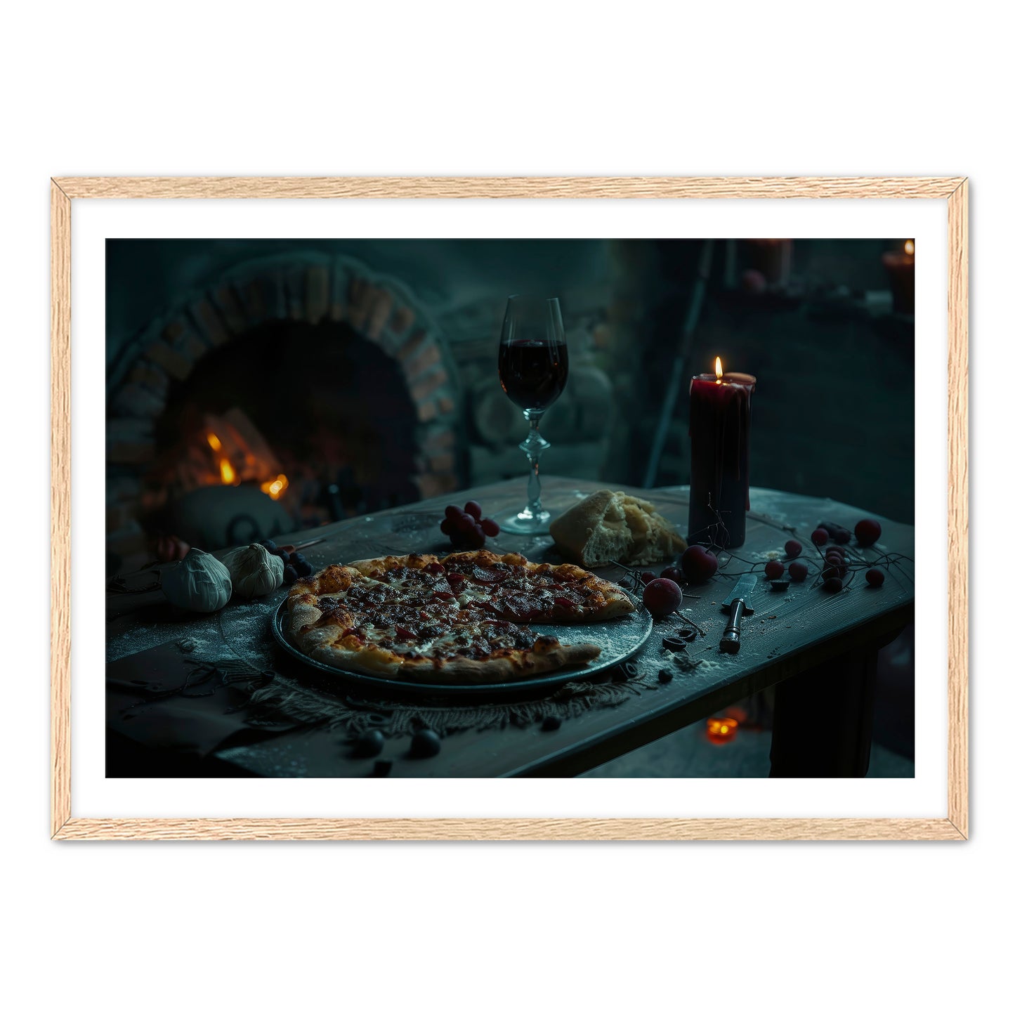 Gothic Pepperoni Pizza