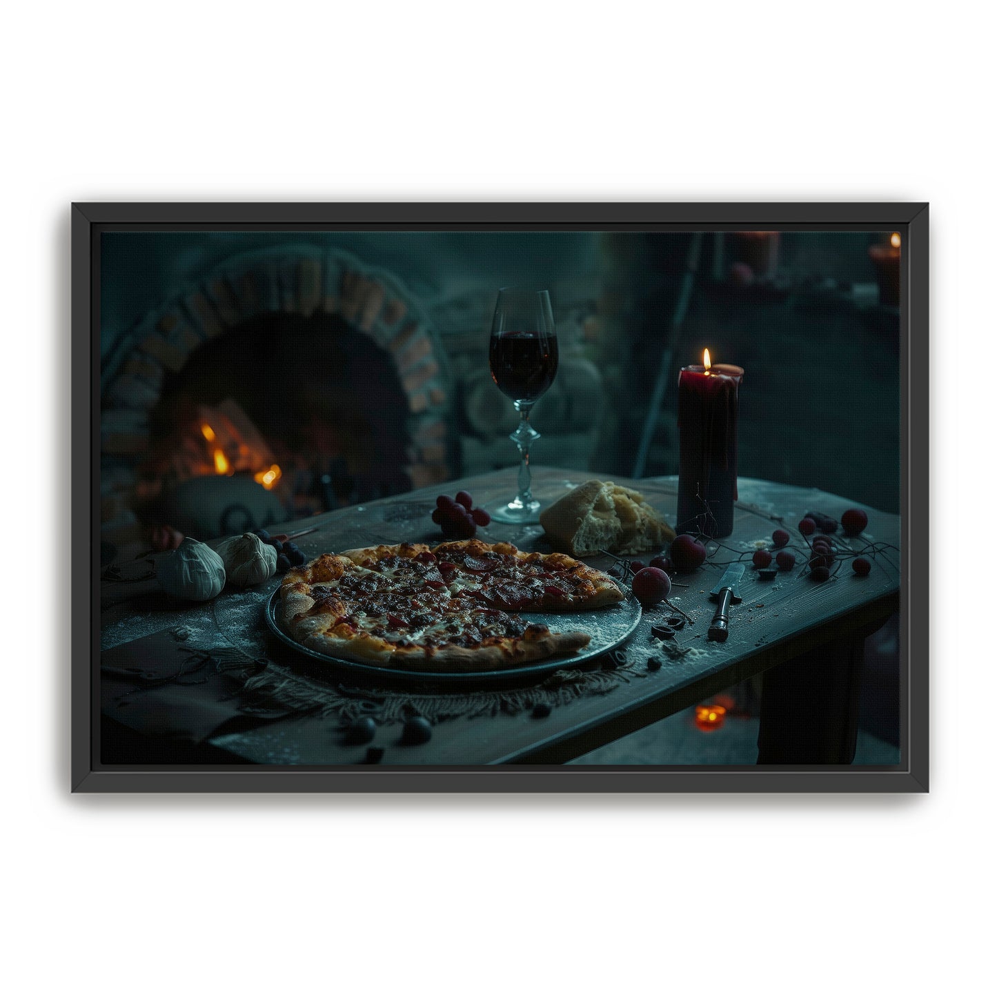 Gothic Pepperoni Pizza
