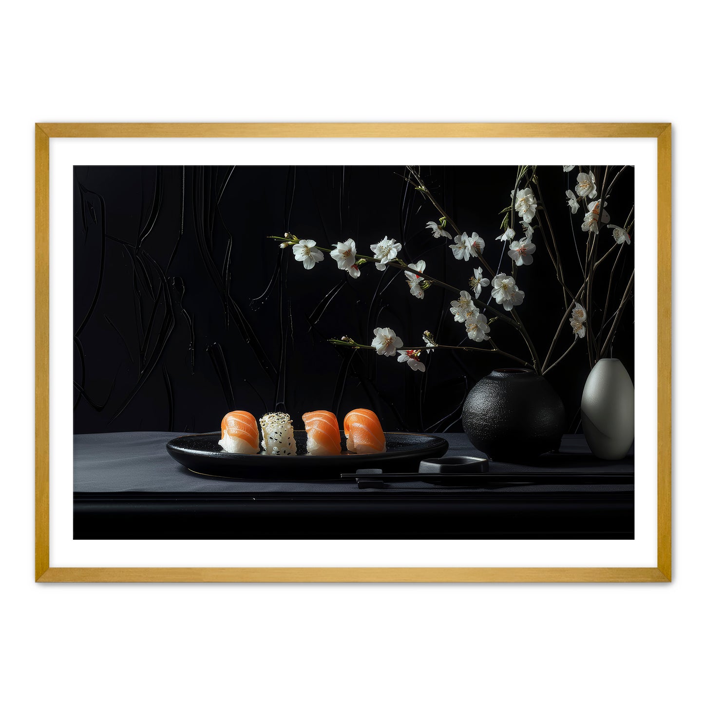 Gothic Sushi and Flowers
