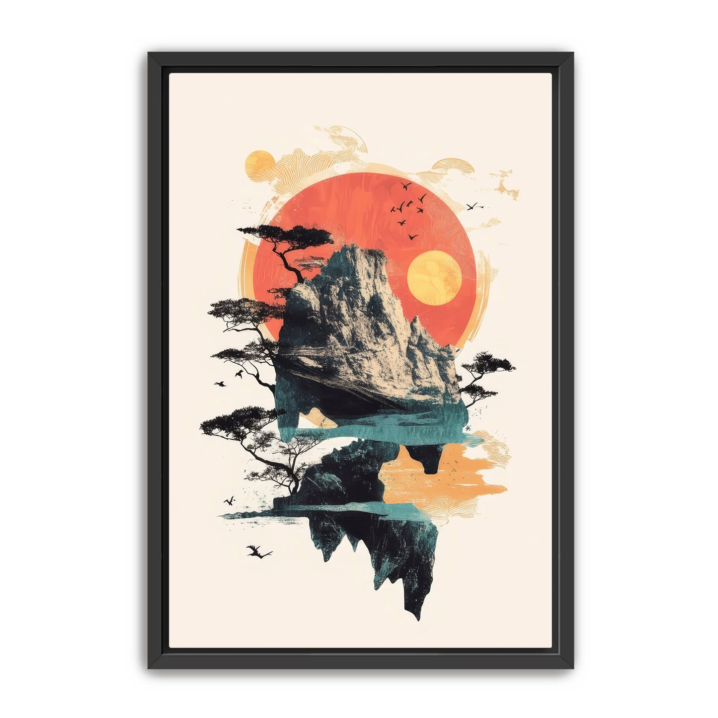 Japanese wall art canvas
