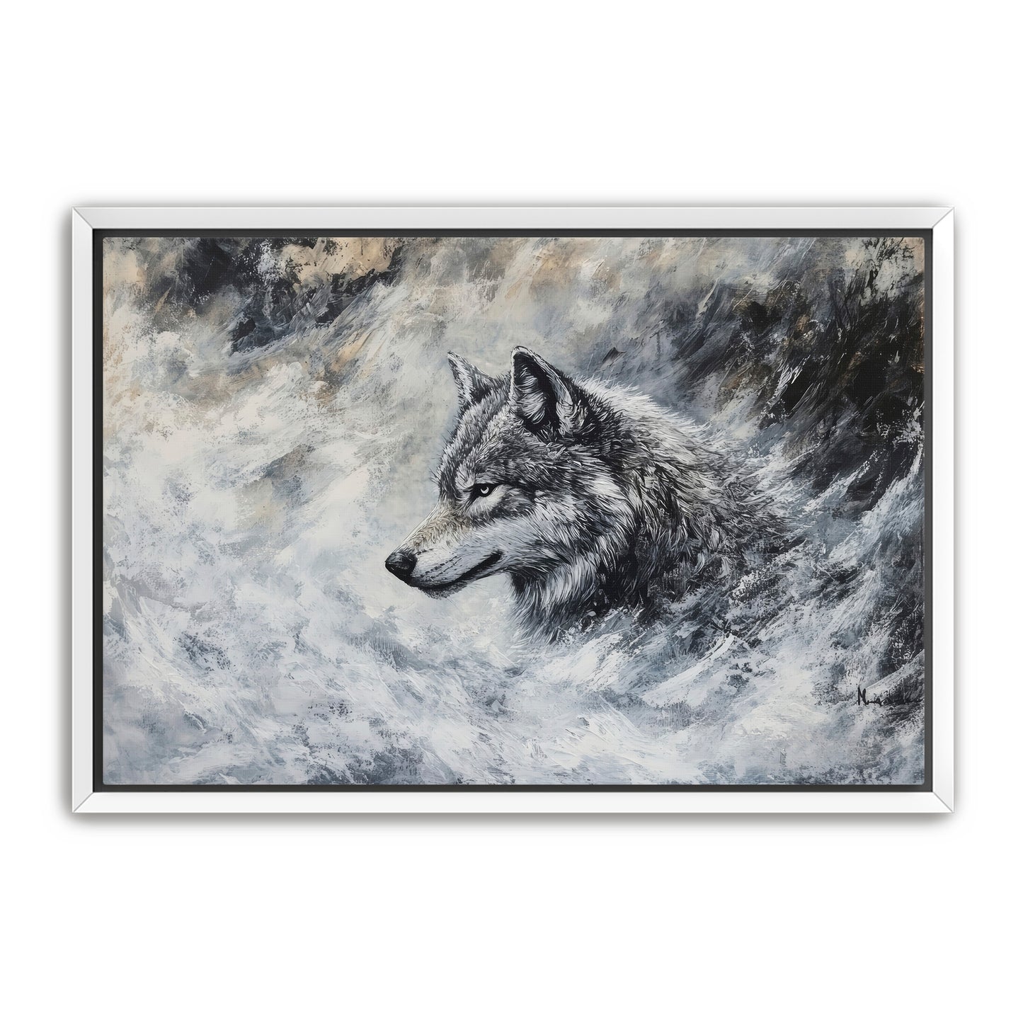 Lone Grey Wolf