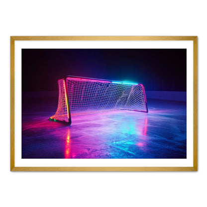 Neon Hockey Net