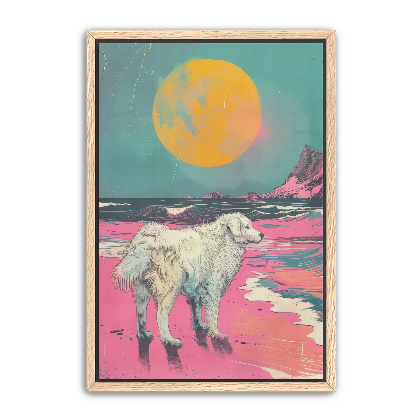 Pyrenees at the Beach