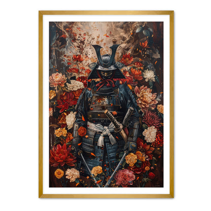 Samurai and Flowers