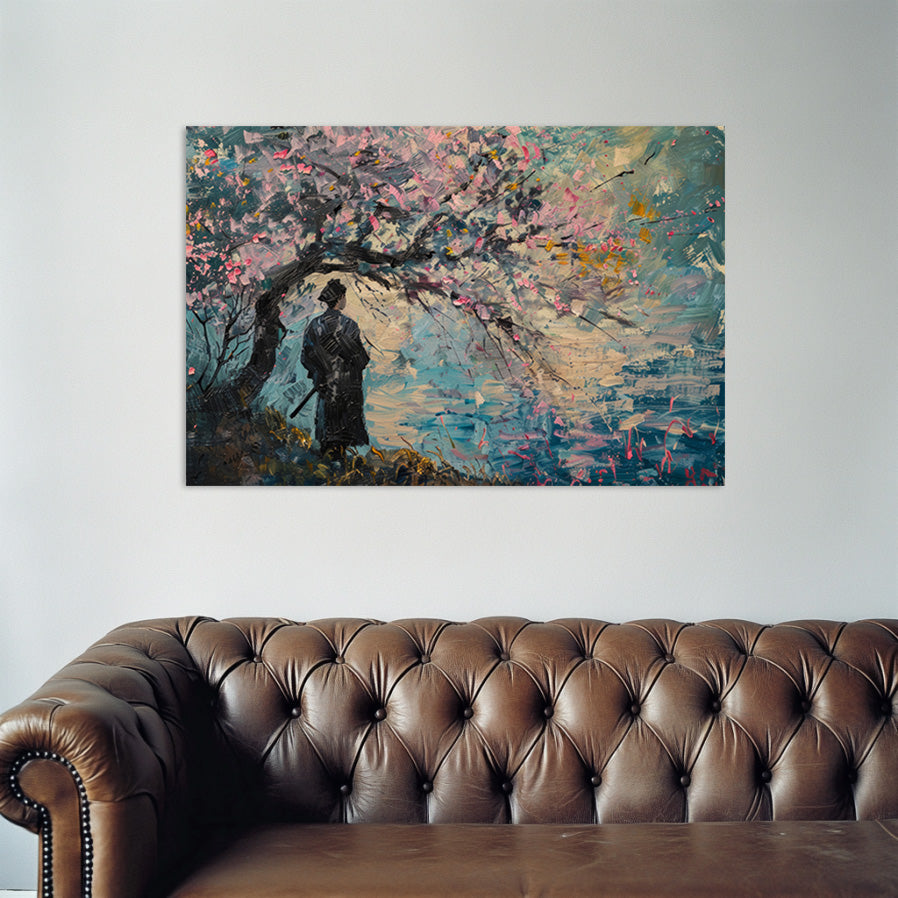 Samurai and Cherry Tree