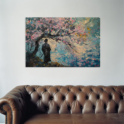 Samurai and Cherry Tree