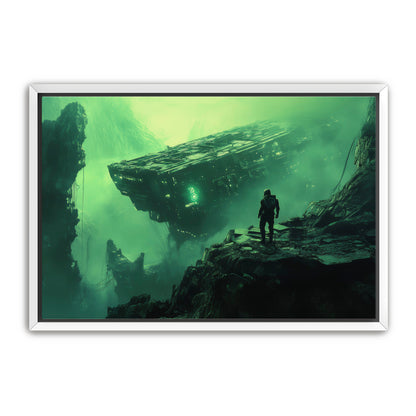 Shipwreck Astronaut Wall Art