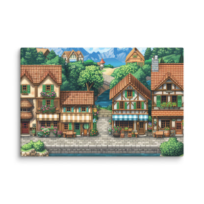 8 Bit Seaside Town