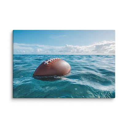 Football in Ocean